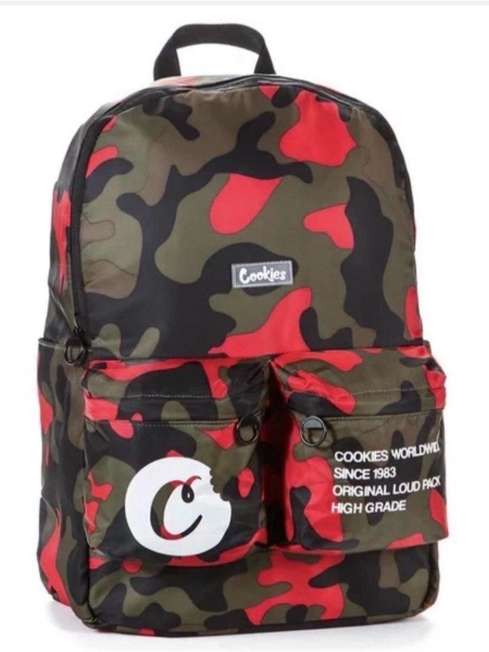 COOKIES Backpack Orion Canvas Smell Proof -RED
CAMO STREETWEAR